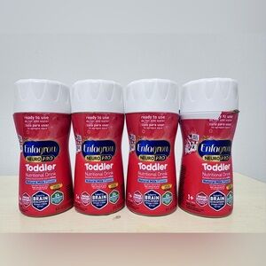 Empty plastic containers 8 oz reborn baby lot of 4 Enfagrow